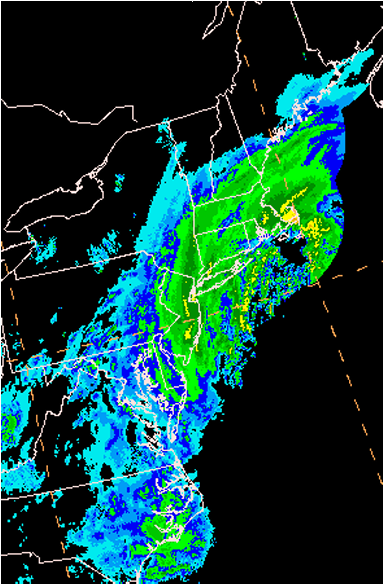 Figure 11: Radar image from 23Z (6 PM EST) on December 26, 2010